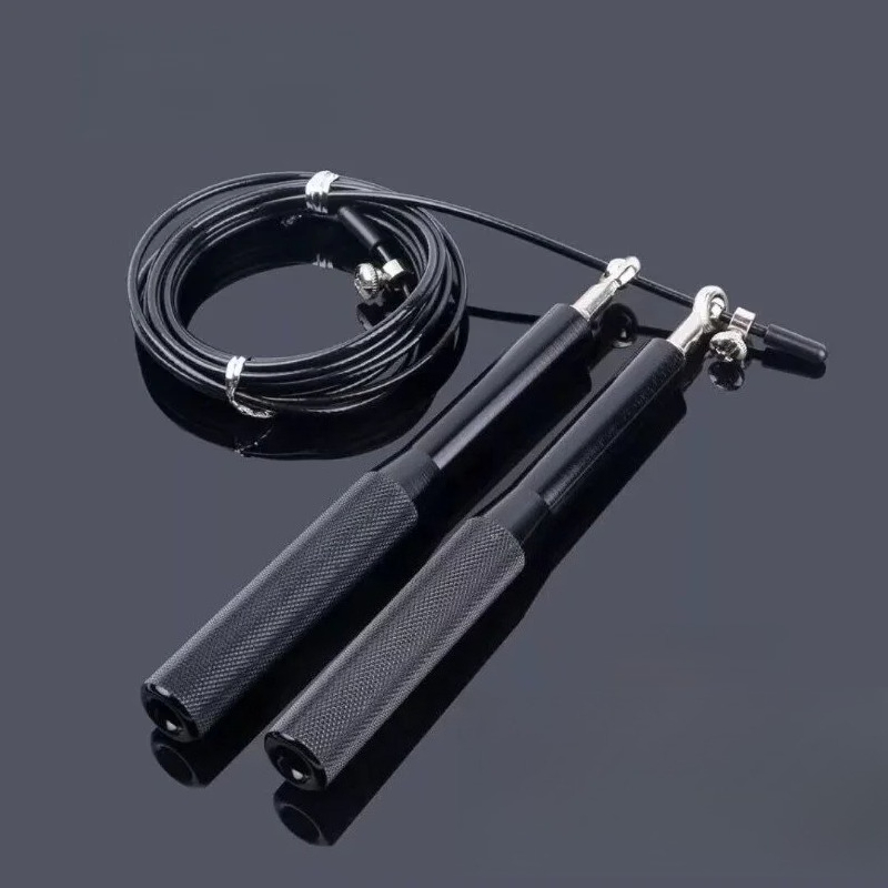 Jump Rope Speed Bearing - Adjustable Aluminum Handle Wire Rope Skipping