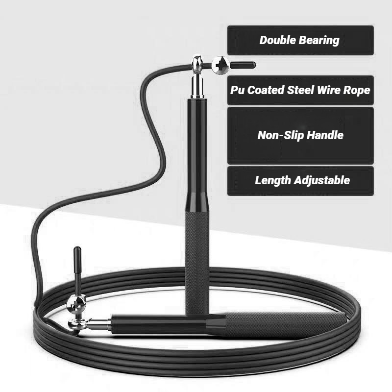 Adjustable Aluminum Handle Wir – обзор и цена Jump Rope Speed Bearing