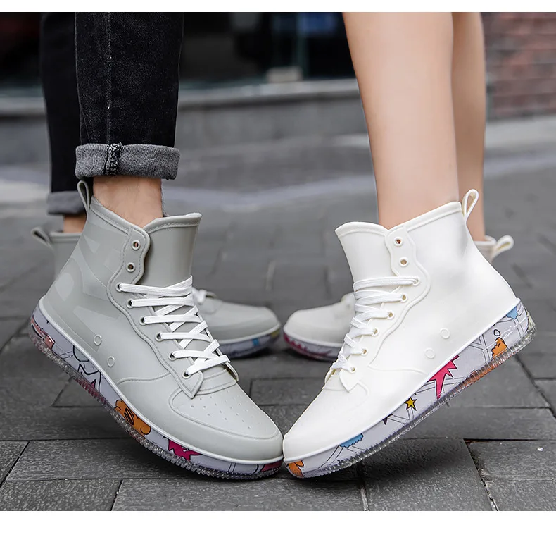 Men Rain Boots Fashion Trendy  – обзор и цена Crossfit Male