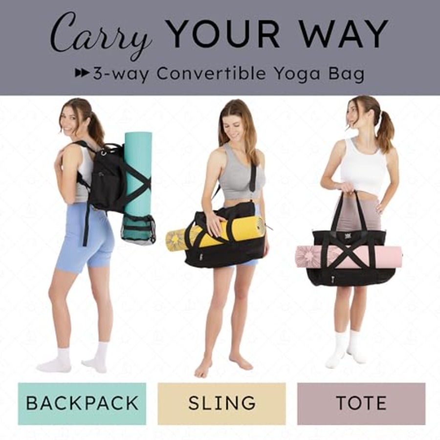 Yoga Mat Bag 4-in-1 Backpack,  – обзор и цена Crossfit Yoga