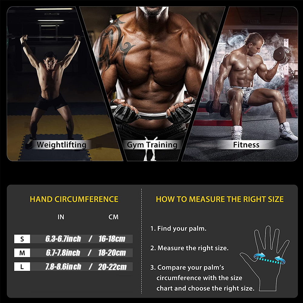 Fitness Gloves with Wrist Supp – обзор и цена Crossfit Gear Men