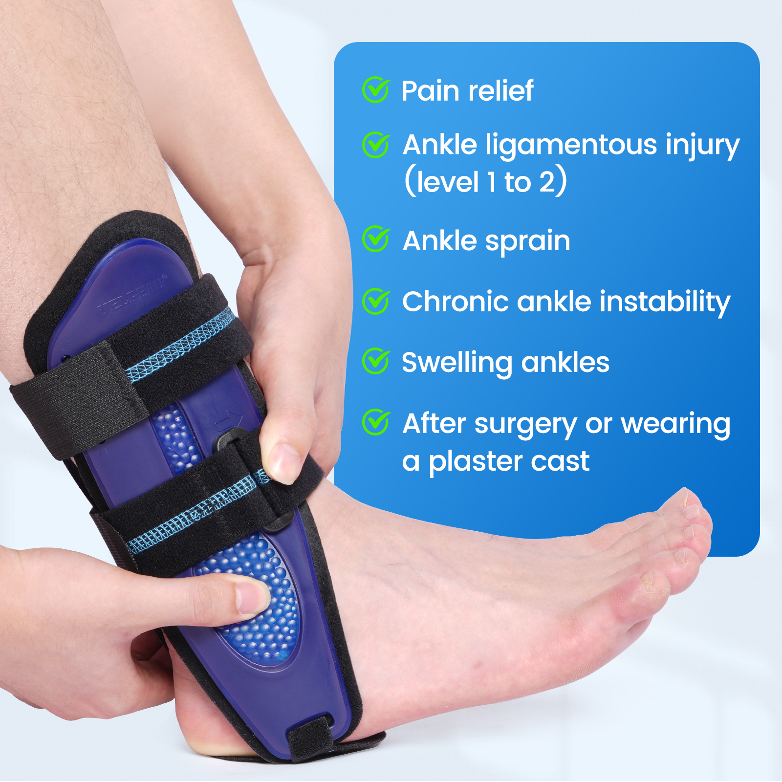 VELPEAU Ankle Brace Support fo – обзор и цена Ankle Mobility Band