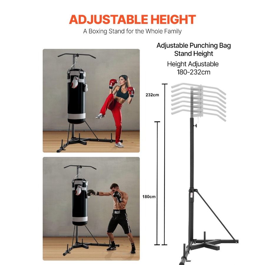 2 in 1 Punching Bag Stand Stee – обзор и цена Pull Up Bar Grip