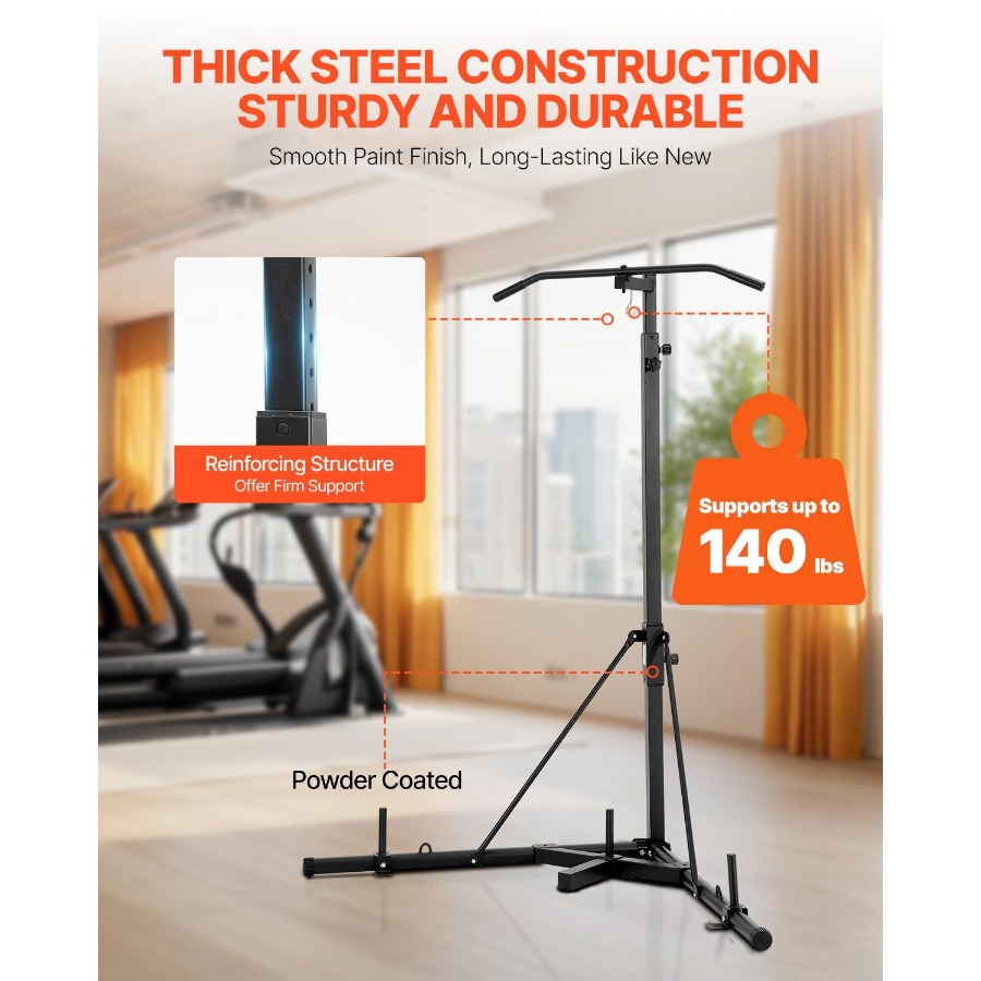 2 in 1 Punching Bag Stand Stee – обзор и цена Pull Up Bar Grip