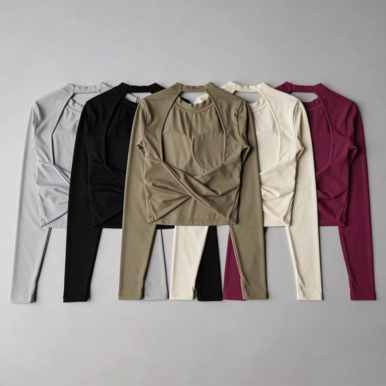 Women Long Sleeve Knotted Yoga – обзор и цена Crossfit Yoga