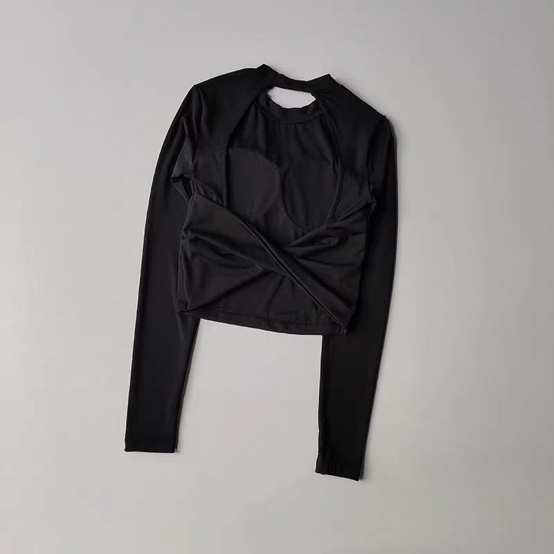 Women Long Sleeve Knotted Yoga – обзор и цена Crossfit Yoga