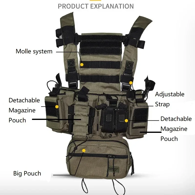 D3CR Chest Rig Vest Multicam B – обзор и цена Crossfit Gear Men
