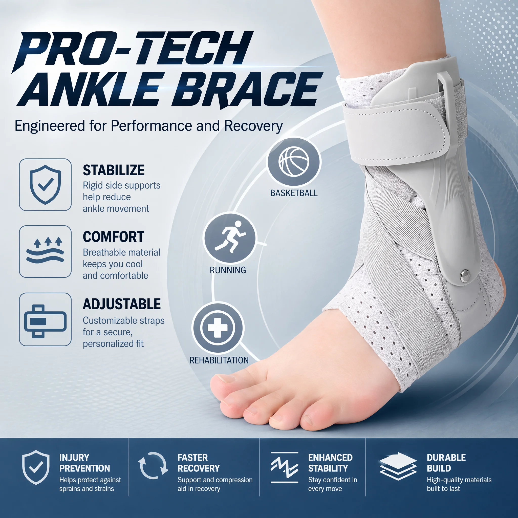 Ankle Brace with Side Stabiliz – обзор и цена Ankle Mobility Band