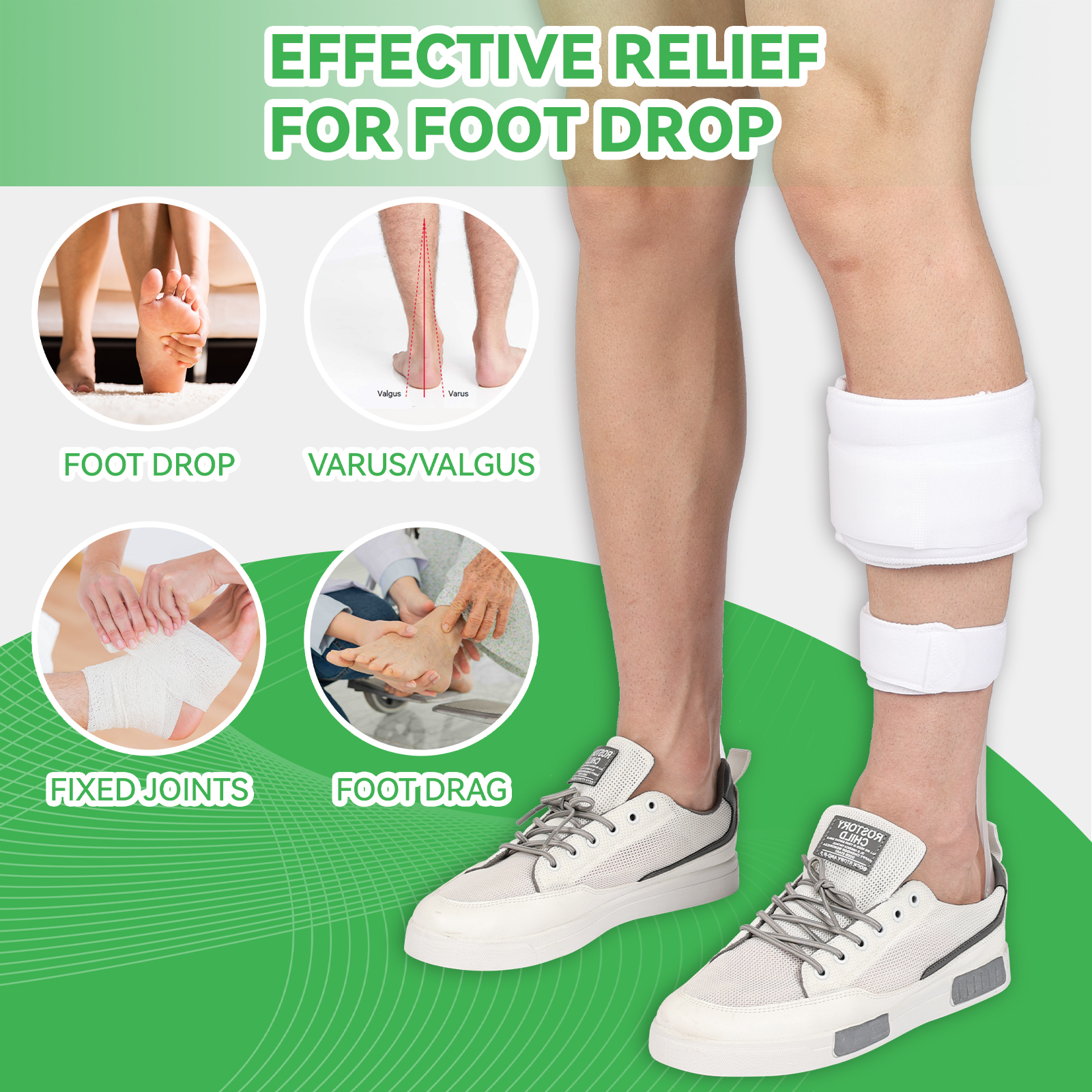 AFO Drop Foot Brace for Walkin – обзор и цена Ankle Mobility Band