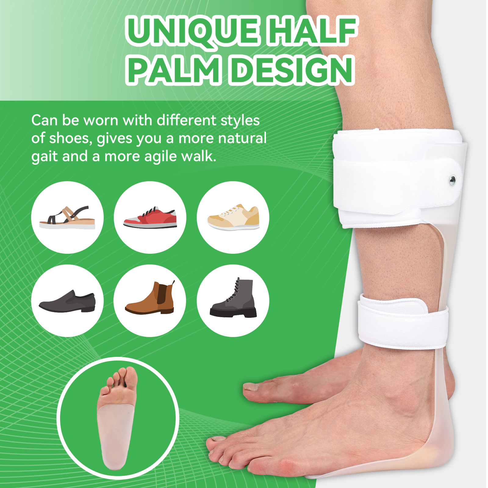 AFO Drop Foot Brace for Walkin – обзор и цена Ankle Mobility Band