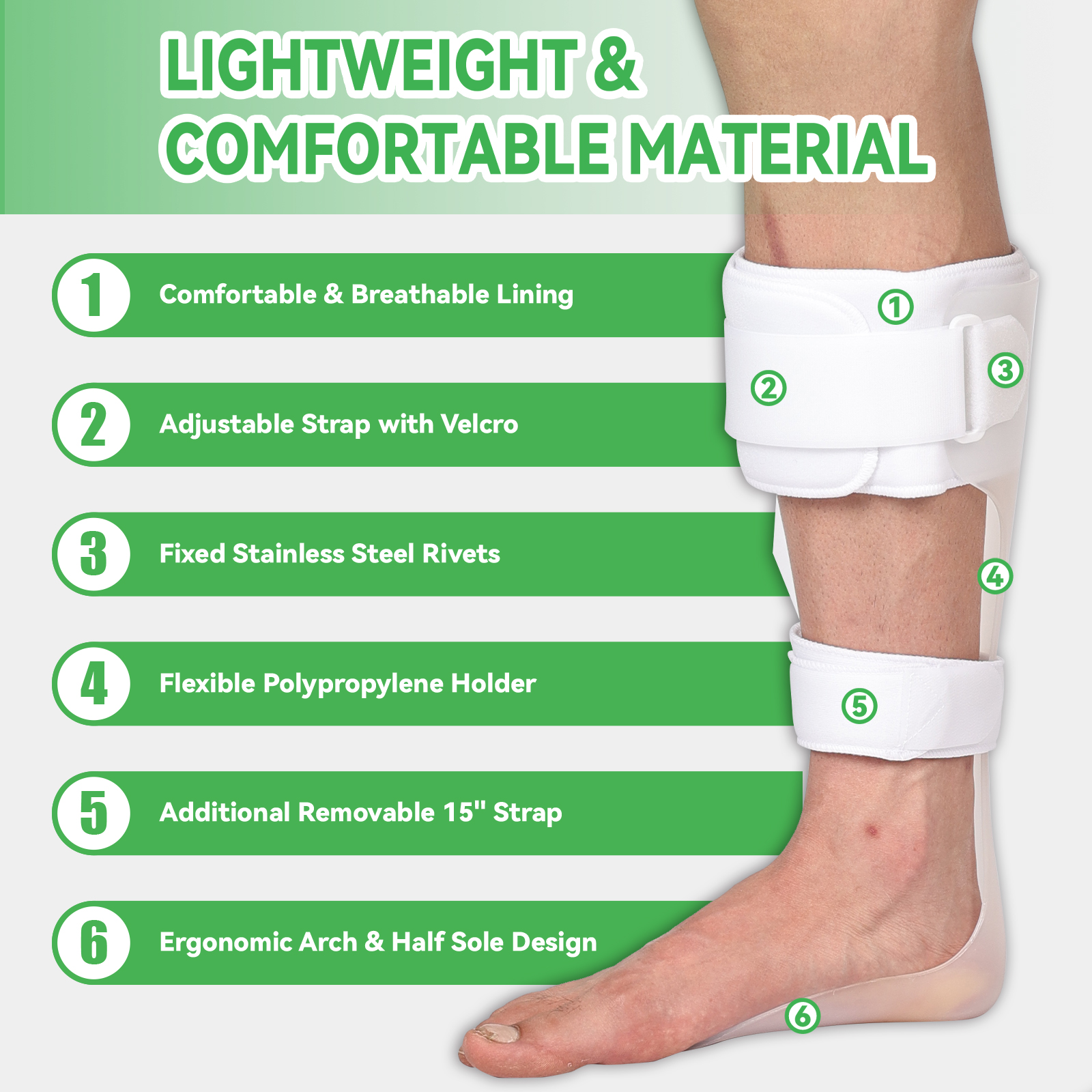 AFO Drop Foot Brace for Walkin – обзор и цена Ankle Mobility Band