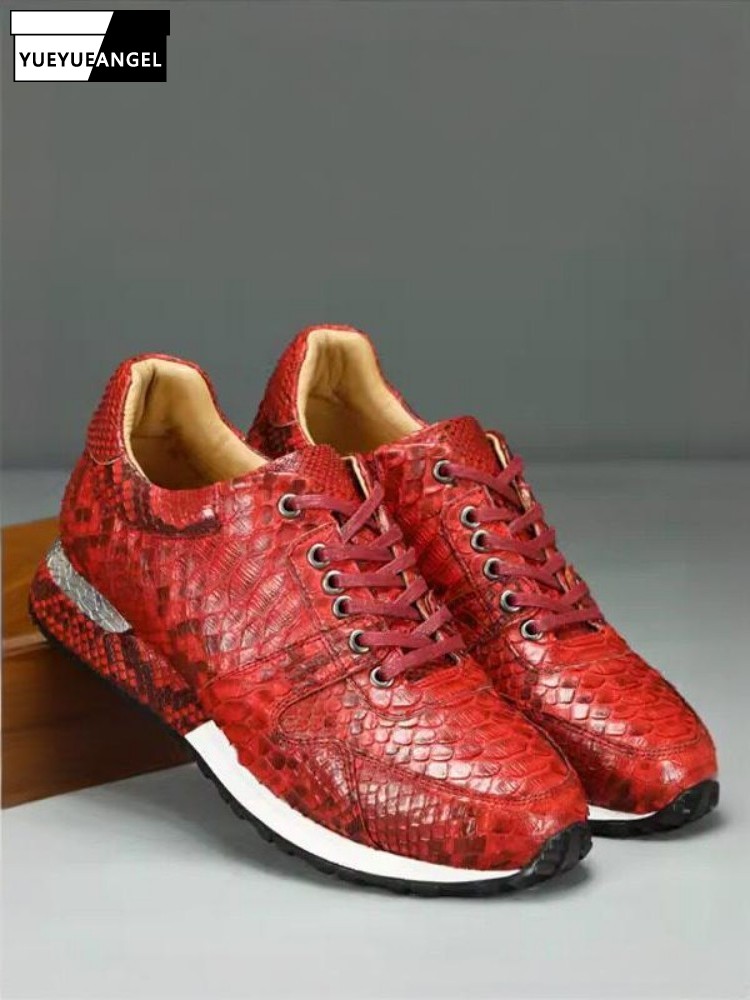 Concise Solid Color Snakeskin  – обзор и цена Crossfit Male