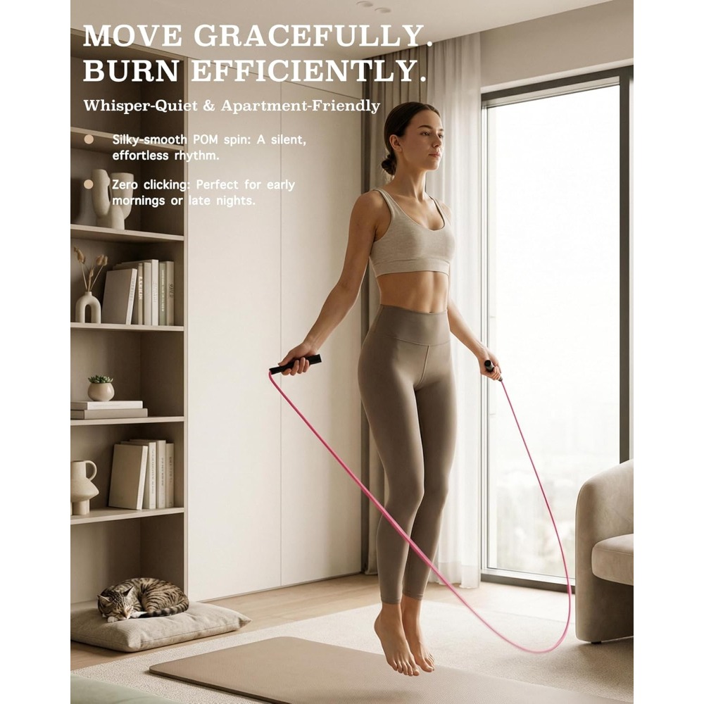 Women's Silent Jump Rope for F – обзор и цена Skipping Rope Pvc